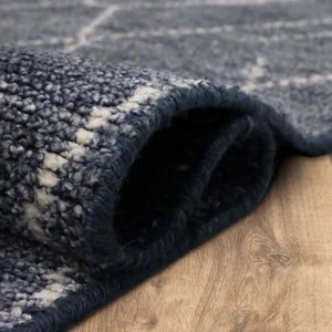 Tangier Spartel Blue Steel Rug - 8' x 10' Roll