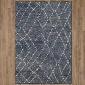 Tangier Spartel Blue Steel Rug - 8' x 10' Floor