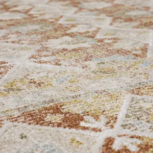 Windermere Staveley Terracotta Rug - 2'6" x 10' Closeup