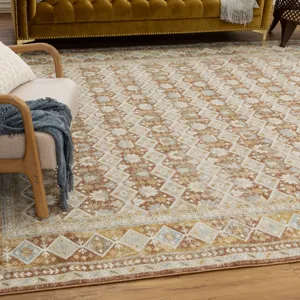 Windermere Staveley Terracotta Rug - 7'10" x 10'3" Lifestyle