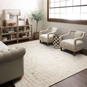 Forsyth Park Taylor Square Ivory Rug - 8' x 10' Lifestyle
