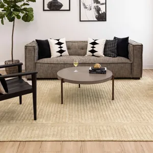Bobby Berk by Karastan (Series 2) Terra Firma Cream Rug - 8' x 10' Lifestyle