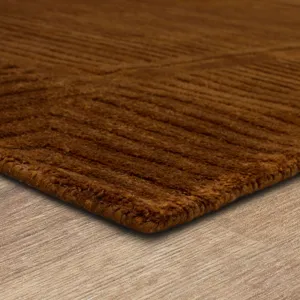 Bobby Berk by Karastan (Series 2) Terra Firma Sienna Rug - 8' x 10' Angle