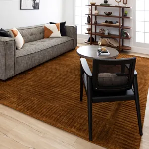 Bobby Berk by Karastan (Series 2) Terra Firma Sienna Rug - 8' x 10' Lifestyle