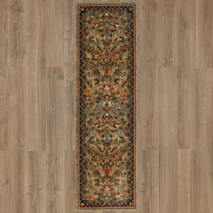 Spice Market Tigris Aquamarine Rug - 2'6" x 10' Floor