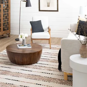 Traverse Lanes Tan Rug - 8' x 10' Lifestyle