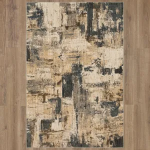 Elements Treviso Grey Rug - 5'3" x 7'10" Floor