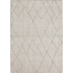 Tangier Tribal Diamond Silver Rug