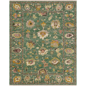 Percival Tristan Teal Rug