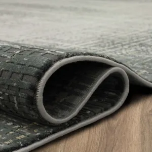 Tryst Turin Anthracite Rug - 5' x 8' Roll