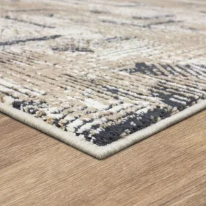 Vanguard by Drew & Jonathan Home Valiant Frost Grey Rug - 5'3" x 7'10" Angle