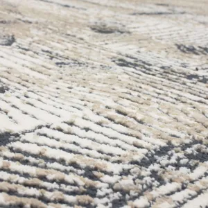 Vanguard by Drew & Jonathan Home Valiant Frost Grey Rug - 5'3" x 7'10" Closeup