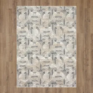 Vanguard by Drew & Jonathan Home Valiant Frost Grey Rug - 5'3" x 7'10" Floor