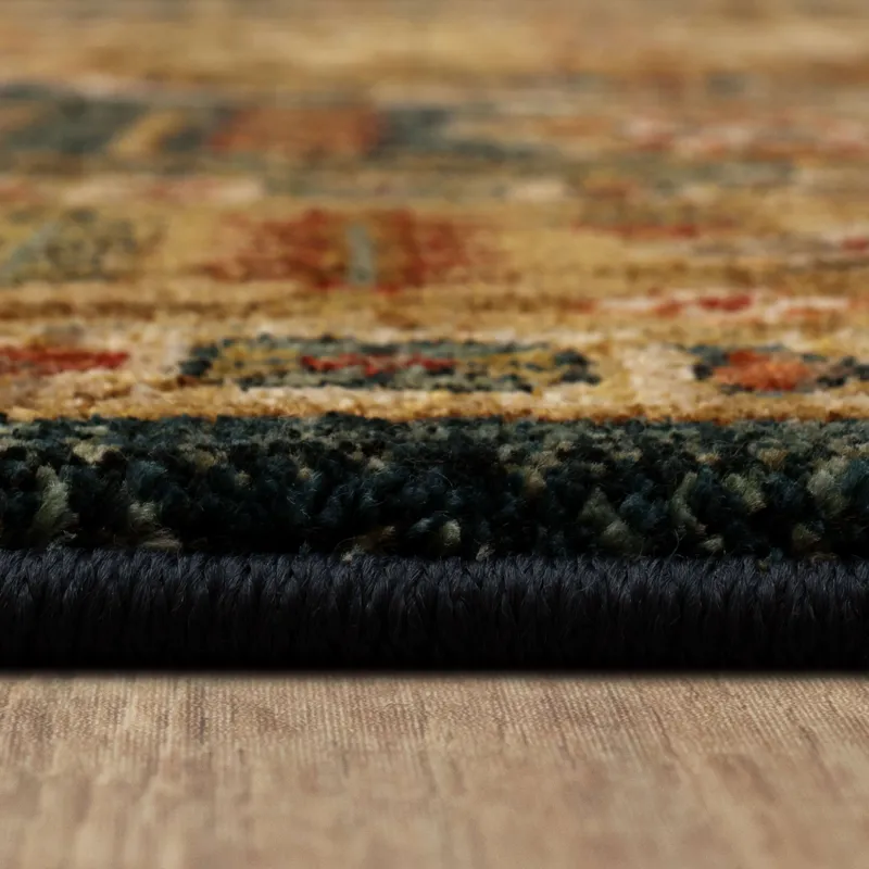 Spice Market Aksum Aquamarine Rug - 5'3" x 7'10" Pile