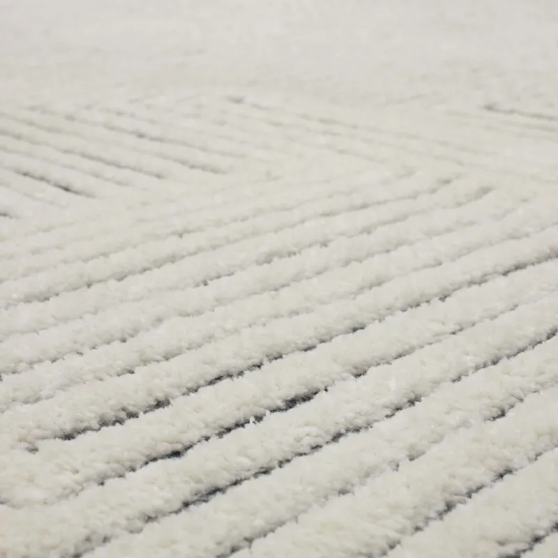 Sirocco By Drew & Jonathan Home Algiers Black/White Rug - 6' x 9' Closeup