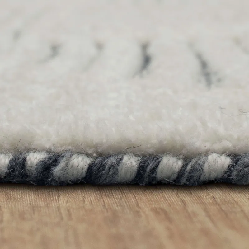 Sirocco By Drew & Jonathan Home Algiers Black/White Rug - 6' x 9' Pile