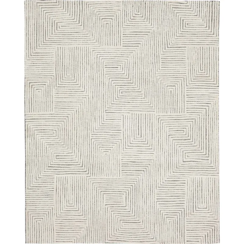 Sirocco By Drew & Jonathan Home Algiers Black/White Rug - 6' x 9'