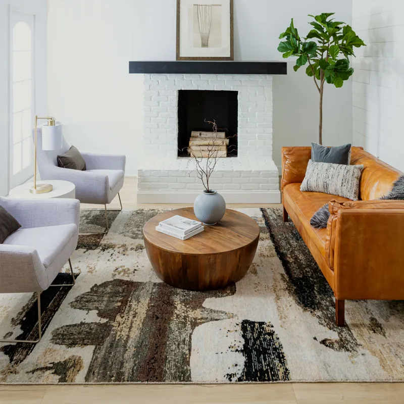 Depiction by Stacy Garcia Annora Neutral Rug - 8' x 10' Lifestyle
