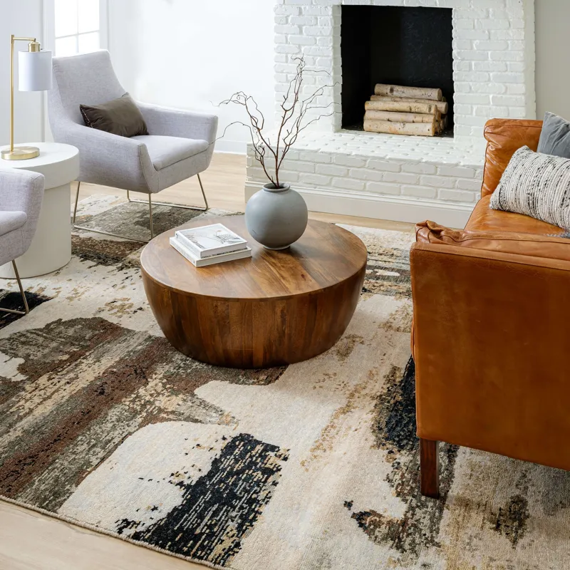 Depiction by Stacy Garcia Annora Neutral Rug - 8' x 10' Lifestyle