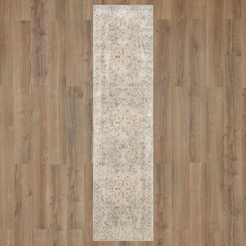 Windermere Ashbourne Blue Rug - 2'6" x 10' Floor