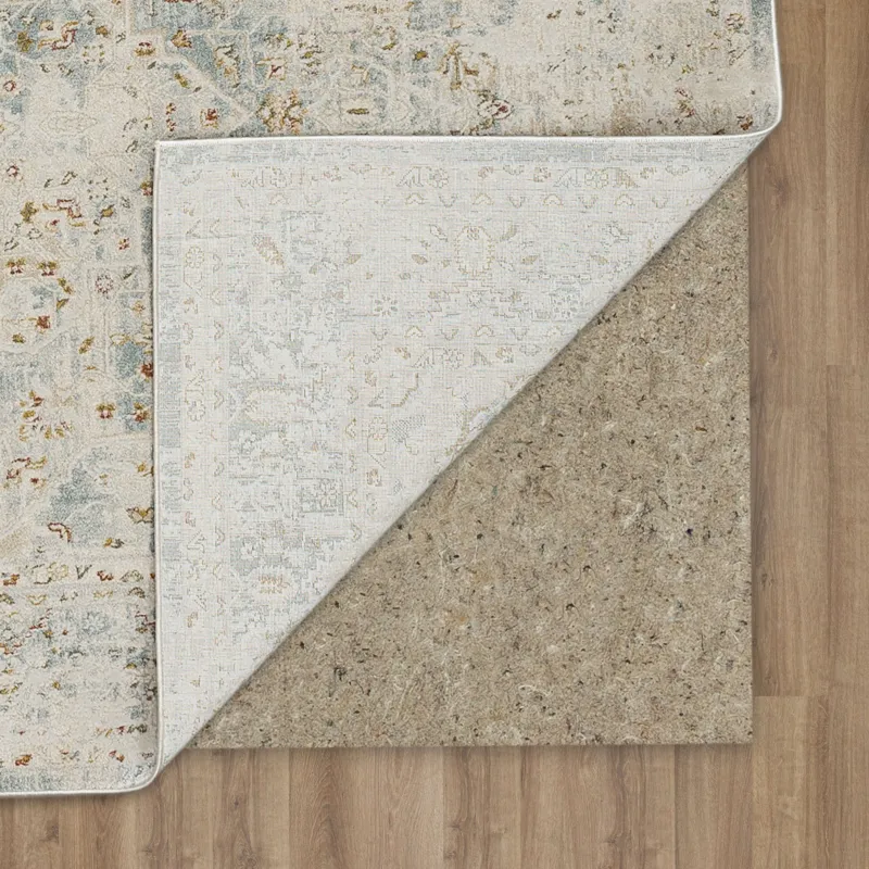 Windermere Ashbourne Blue Rug - 7'10" x 10'3" Backing