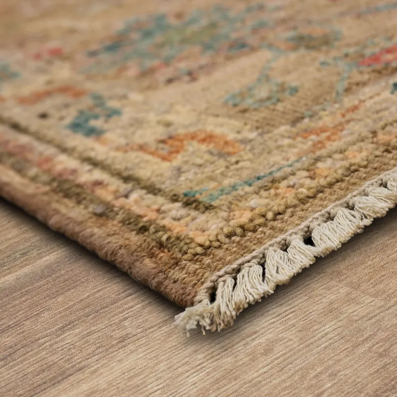 Sundar Bahu Brown Rug - 8' x 10' Angle