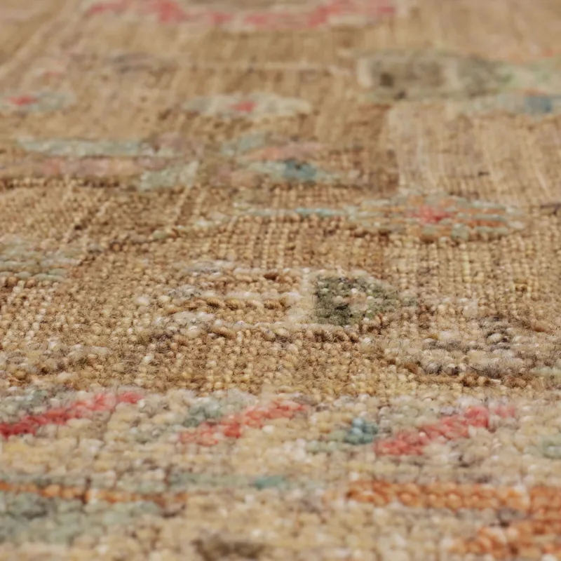 Sundar Bahu Brown Rug - 8' x 10' Closeup