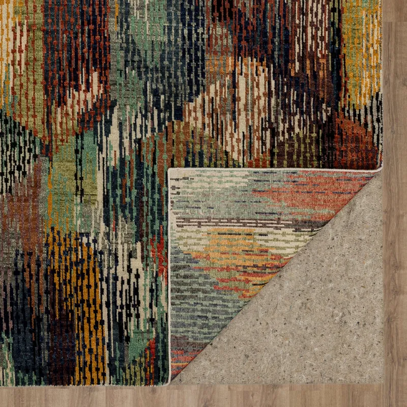 Depiction by Stacy Garcia Bancroft Multi Rug - 9' x 12' Backing