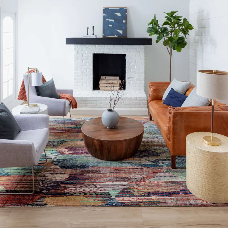 Depiction by Stacy Garcia Bancroft Multi Rug - 8' x 10' Lifestyle