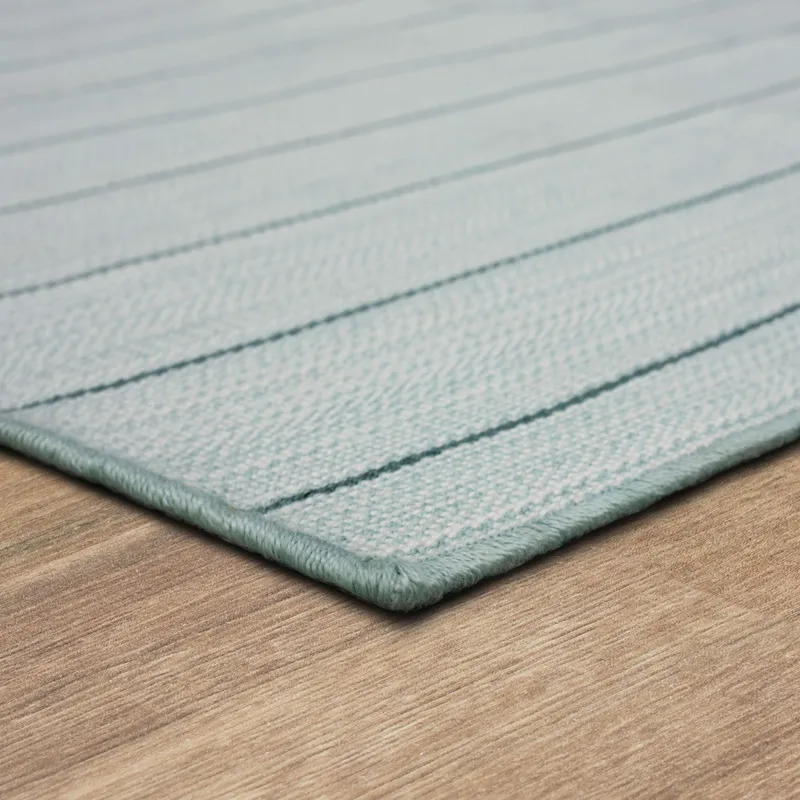 Bar Harbor Aqua Rug - 6' x 9' Angle