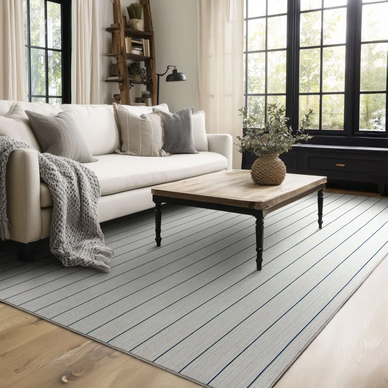 Bar Harbor Grey Rug - 8' x 10' Lifestyle