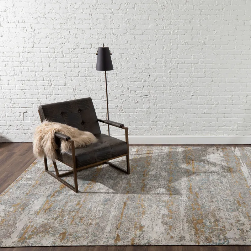 Bespoke Provocateur Grey Rug - 8' x 10' Lifestyle
