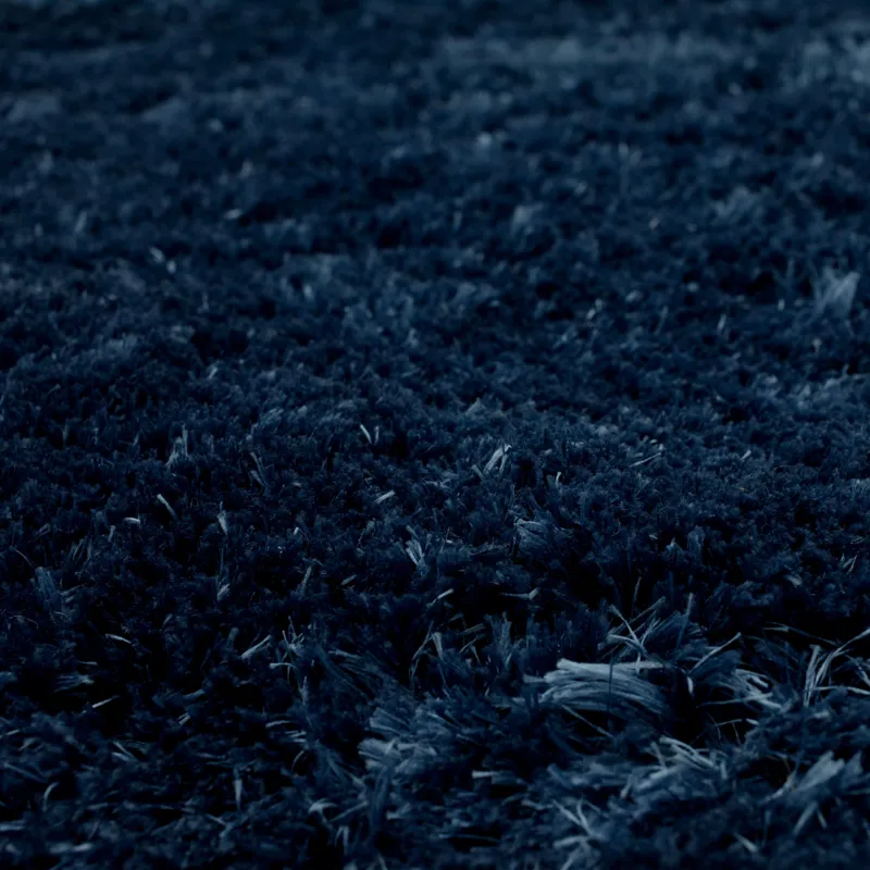 Billow Shag Blue Rug - 7'10" x 10' Closeup