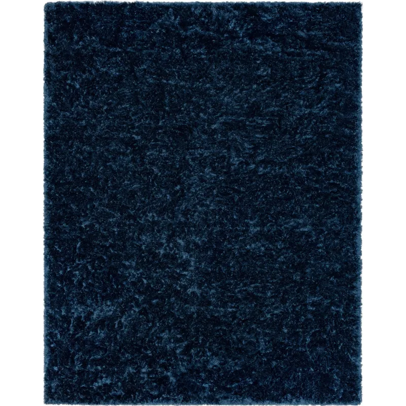 Billow Shag Blue Rug - 7\'10\" x 10\'