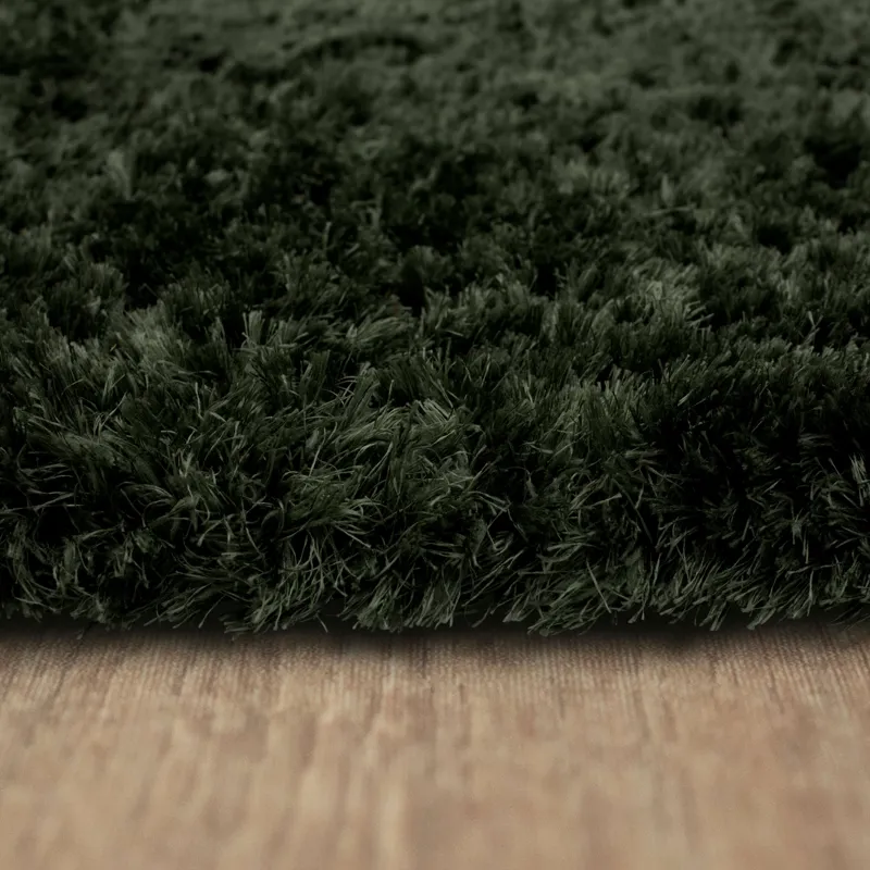 Billow Shag Olive Rug - 6'6" x 9' Pile
