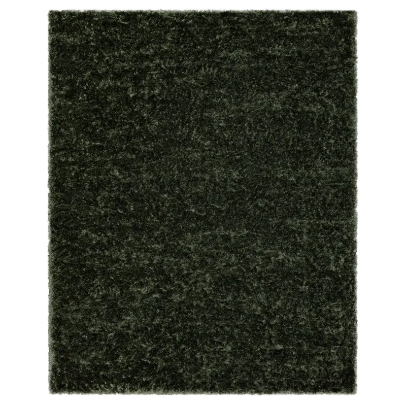 Billow Shag Olive Rug - 6\'6\" x 9\'