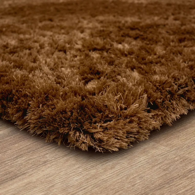 Billow Shag Rust Rug - 7'10" x 10' Angle
