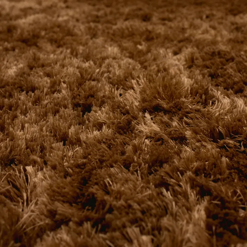 Billow Shag Rust Rug - 7'10" x 10' Closeup