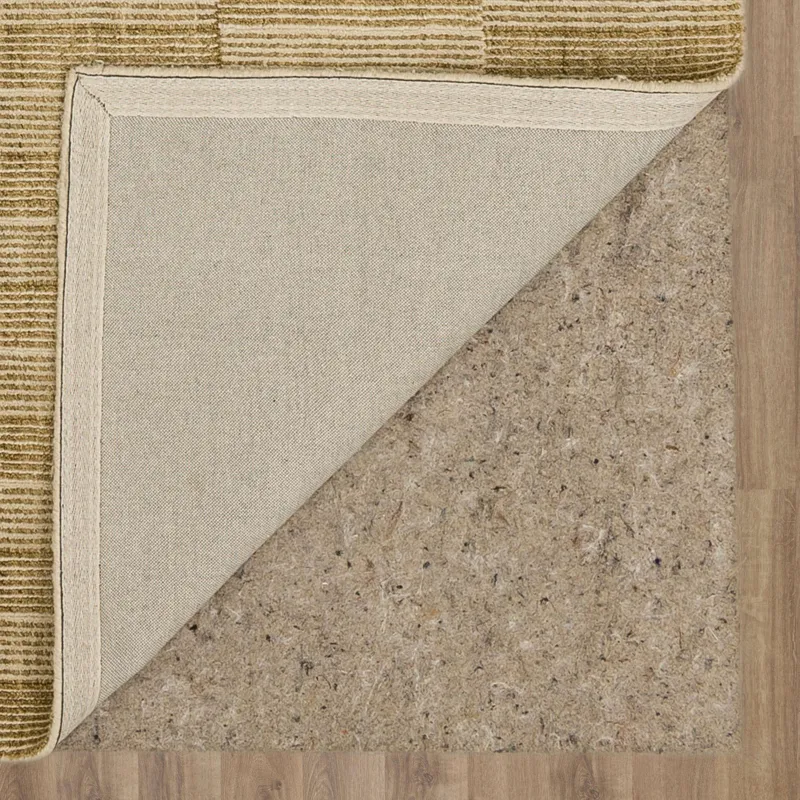 Bobby Berk Broken Stripe Flint Rug - 5' x 8' Backing
