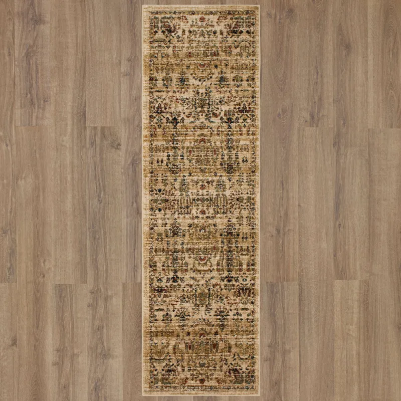 Spice Market Cassia Cream Rug - 2'4" x 7'10" Floor
