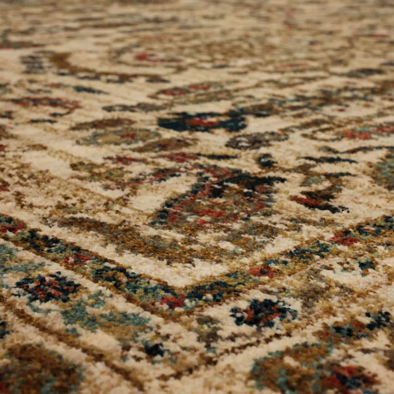 Spice Market Cassia Cream Rug - 2'4" x 7'10" Closeup