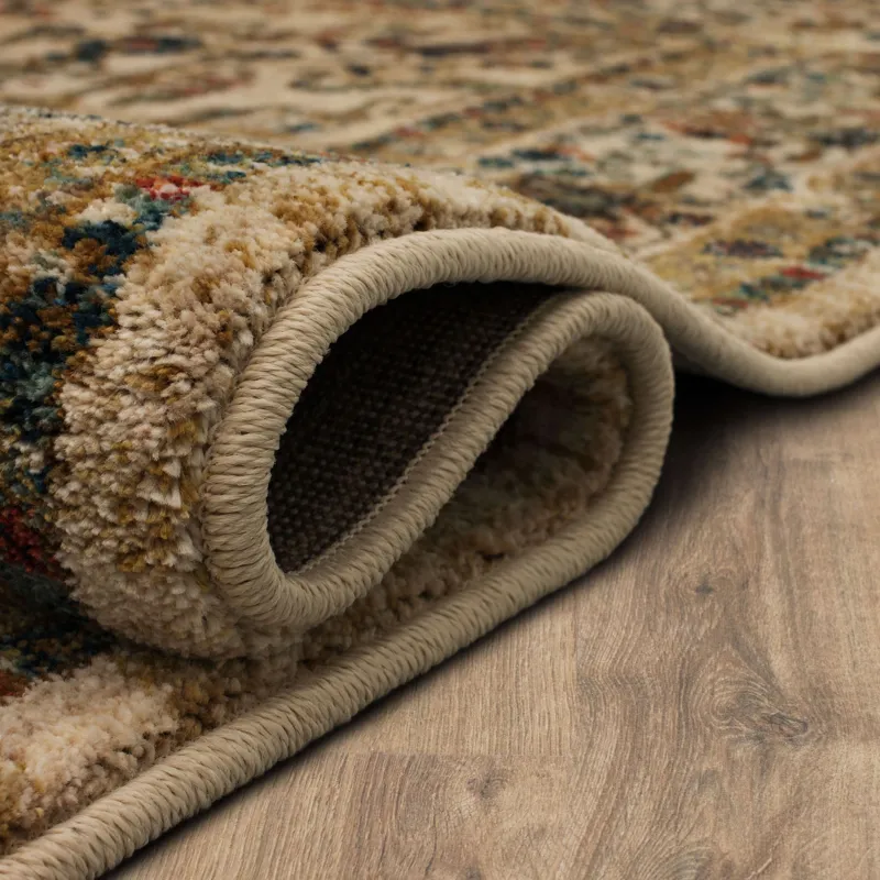Spice Market Cassia Cream Rug - 2'4" x 7'10" Roll