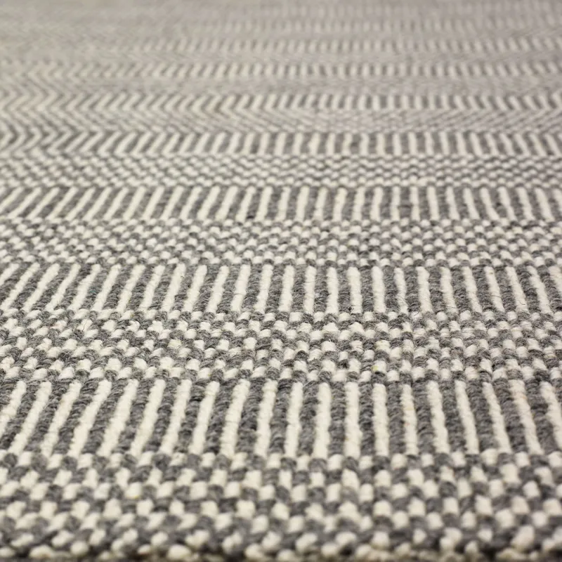Collinsworth Grey Rug - 10' x 14' Closeup