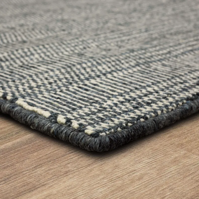 Collinsworth Navy Rug - 6' x 9' Angle