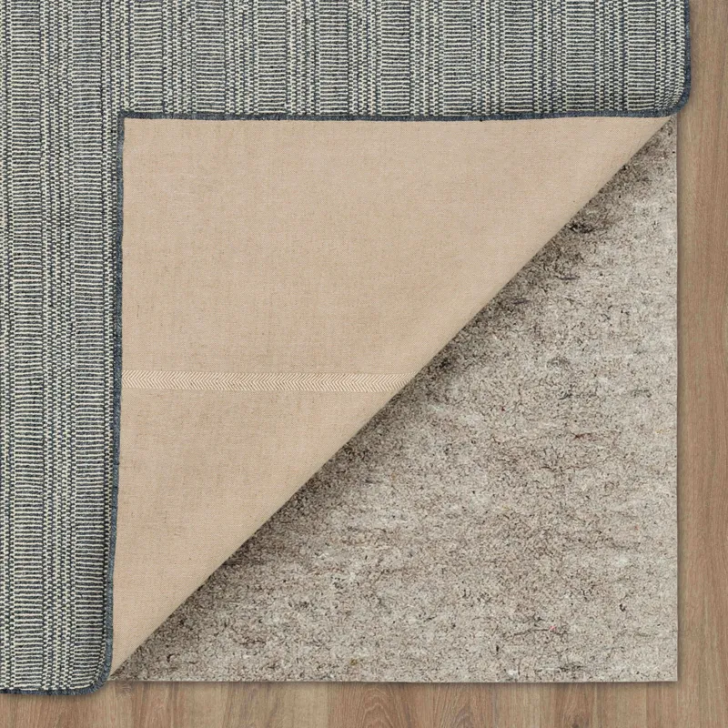 Collinsworth Navy Rug - 6' x 9' Backing