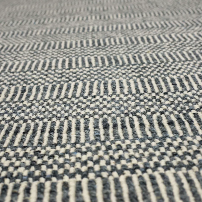 Collinsworth Navy Rug - 6' x 9' Closeup