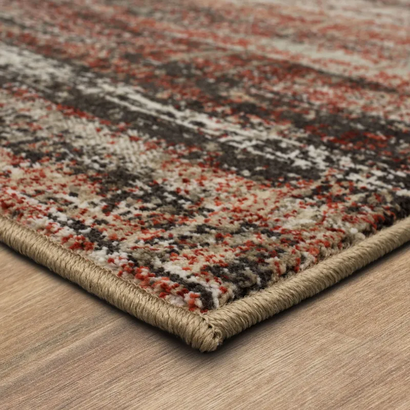 Expressions by Scott Living Craquelure Ginger Rug - 5'3" x 7'10" Angle