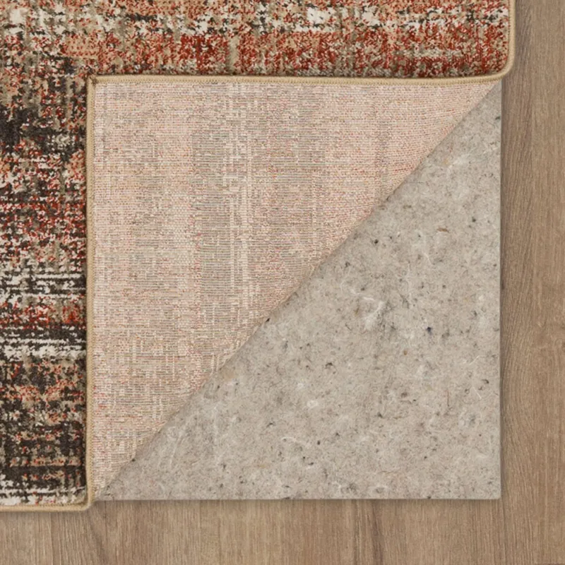 Expressions by Scott Living Craquelure Ginger Rug - 5'3" x 7'10" Backing