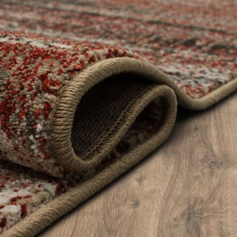 Expressions by Scott Living Craquelure Ginger Rug - 5'3" x 7'10" Roll