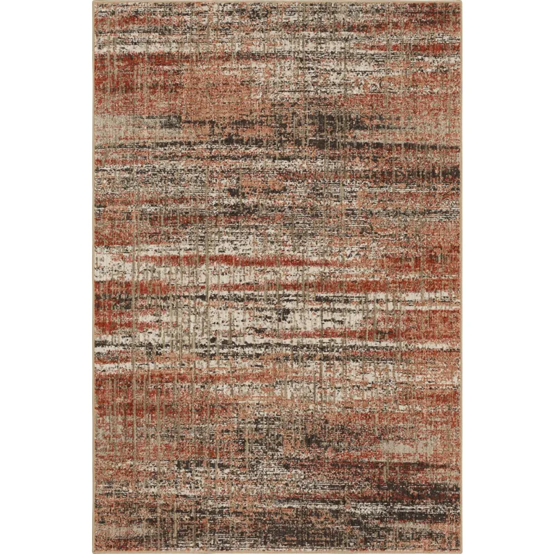Expressions by Scott Living Craquelure Ginger Rug - 5'3" x 7'10"